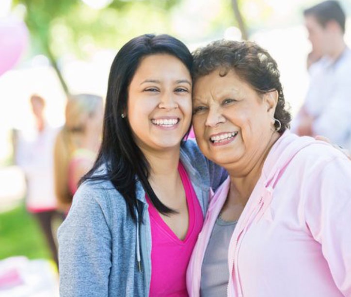 Woman and Mother Smiling 